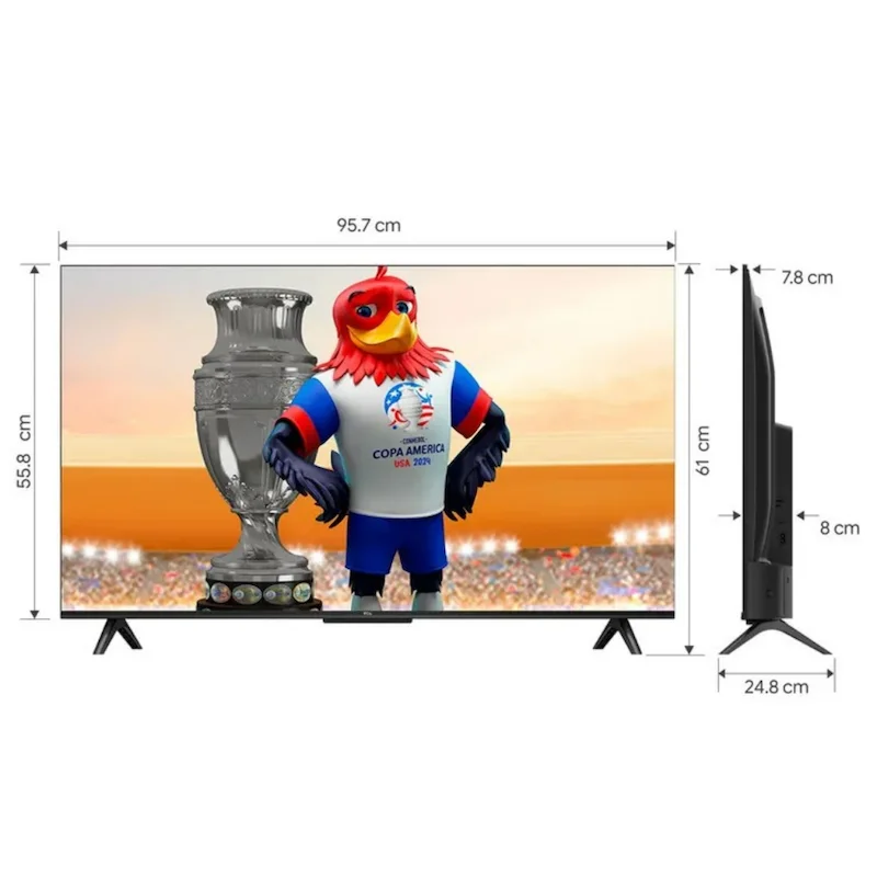 TCL, TV 43" PULGADAS 81 CM FHD LED SMART TV ANDROID - Imagen 3