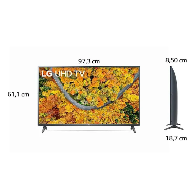 LG, TV 43" SMART TV 4K WEBOS 9 - Imagen 2