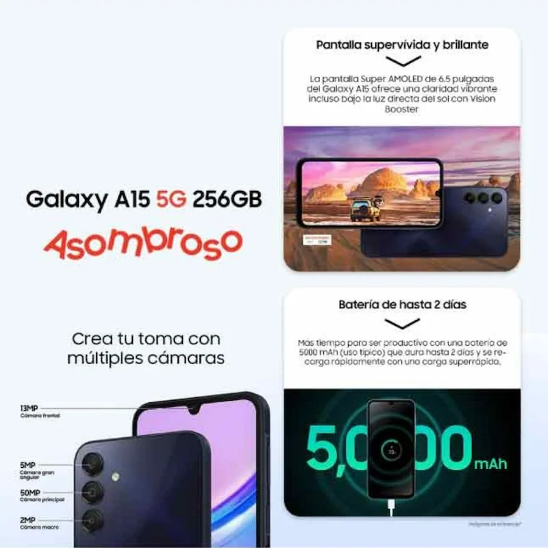 SAMSUNG GALAXY A15 256GB - Imagen 2