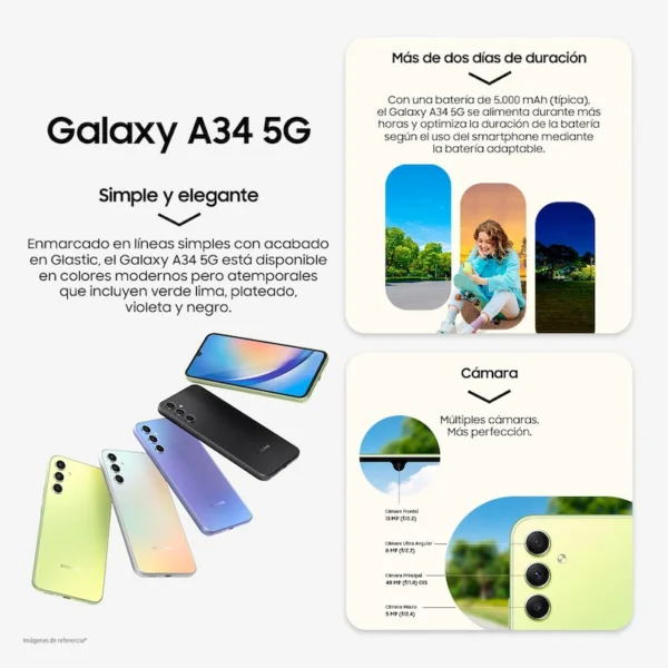 SAMSUNG GALAXY A34 128 GB 5G - Imagen 2