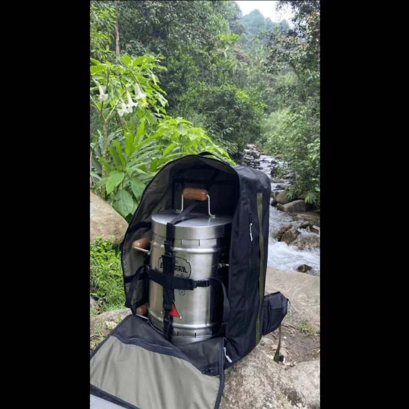 BARRIL ASADOR MINI EN ACERO - Imagen 6