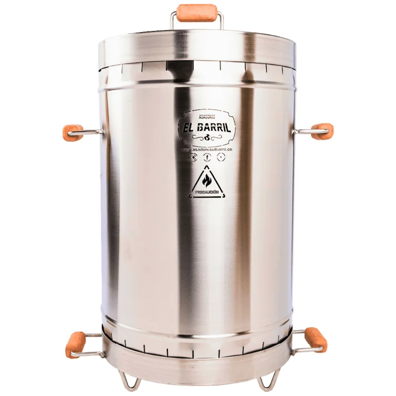 BARRIL ASADOR MEDIANO EN ACERO