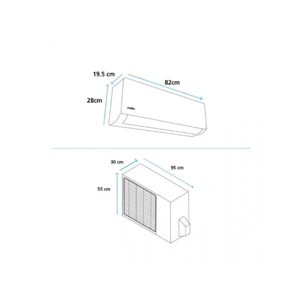 MABE, MINISPLIT DE 12.000 BTU BL 110V - Imagen 4