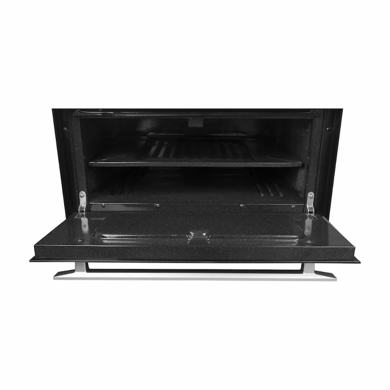 ABBA, ESTUFA DE PISO 6 PUESTOS GAS NATURAL NEGRO PARRILLA HIERRO FUNDIDO - Imagen 5