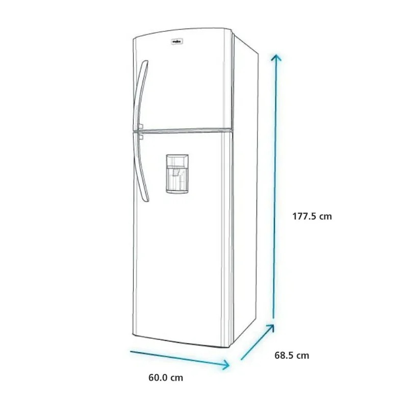 NEVERA NO FROST 313 L BRUTOS PLATINUM MABE - RMA313FXCT - Imagen 5