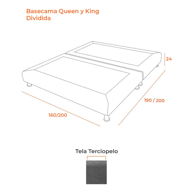 BASE CAMA ESTÁNDAR RELAX 160 X 190 - Imagen 2