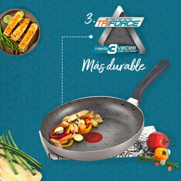 BATERÍA DE COCINA IMUSA TALENT 7 PIEZAS ANTIADHERENTE - Imagen 3