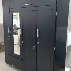 CLOSET ECO 4 PUERTAS COLOR WENGUE