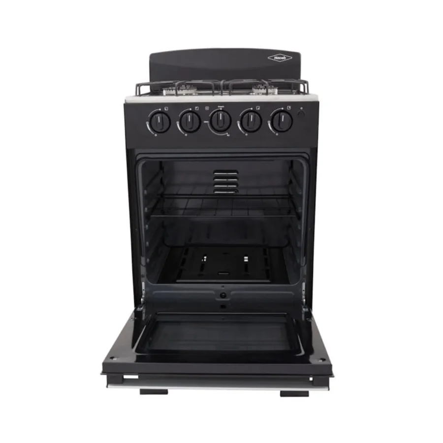 ESTUFA ROMERO TORRE HACEB 50 CMS GAS NATURAL NEGRA - Imagen 3