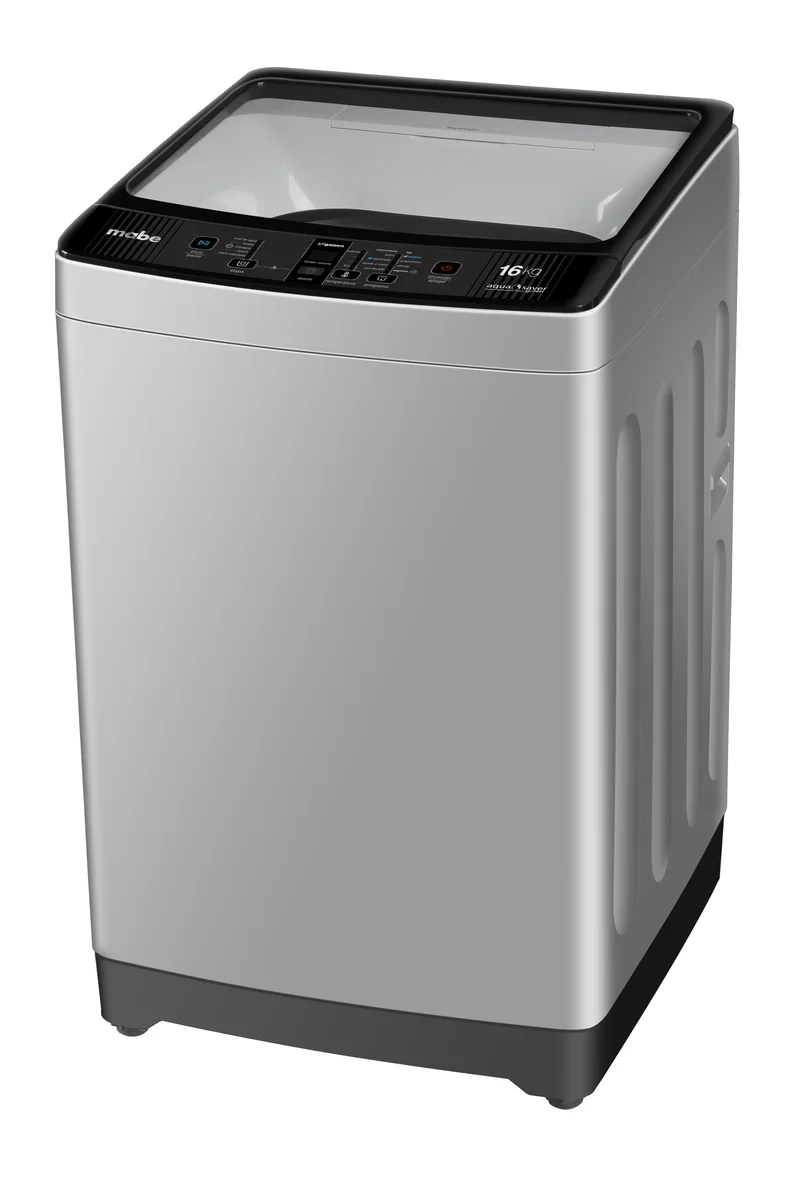 LAVADORA DIGITAL AUTOMÁTICA DE 9 KG GRIS MABE - Imagen 3