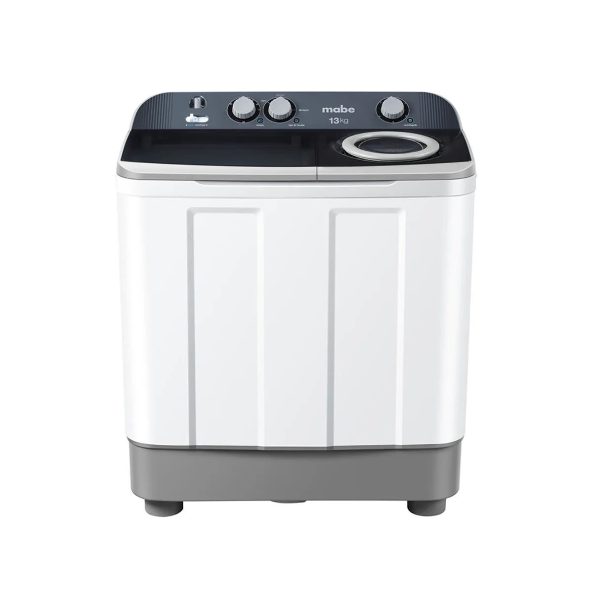 LAVADORA SEMIAUTOMÁTICA DE 13 KG BLANCA MABE