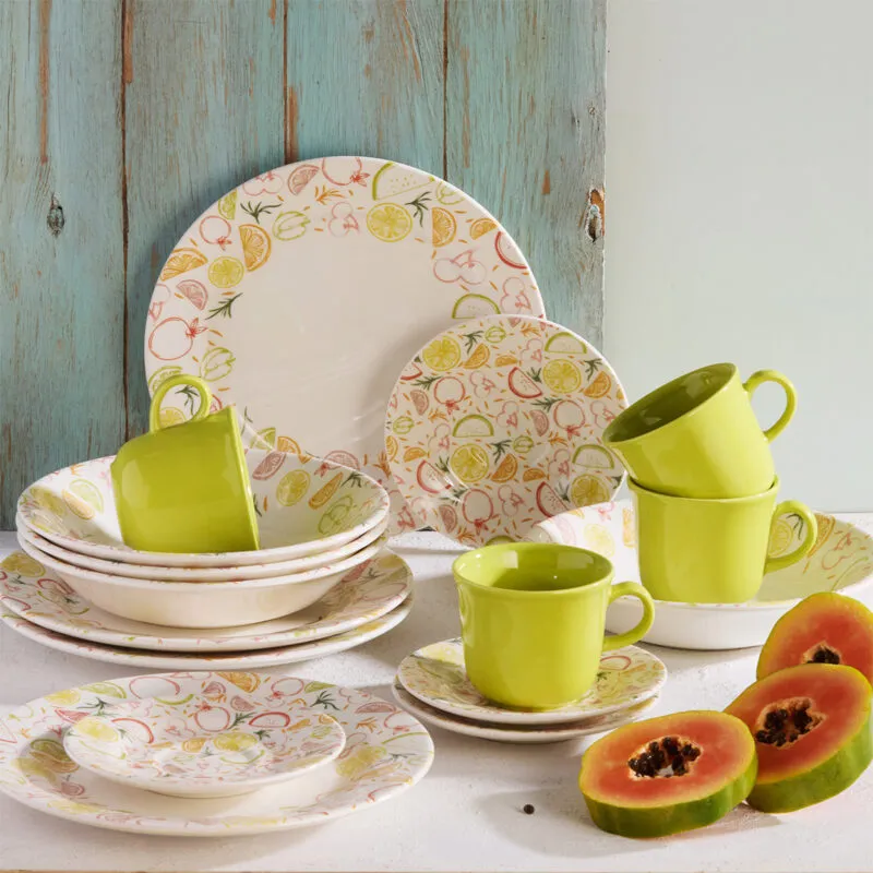 VAJILLA CORONA NÉCTAR 4 PUESTOS 16 PIEZAS - Imagen 5