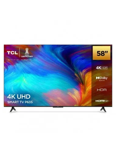 TELEVISOR TCL 58 PULGADAS SMART 4K UHD LED GOOGLE TV 58P635