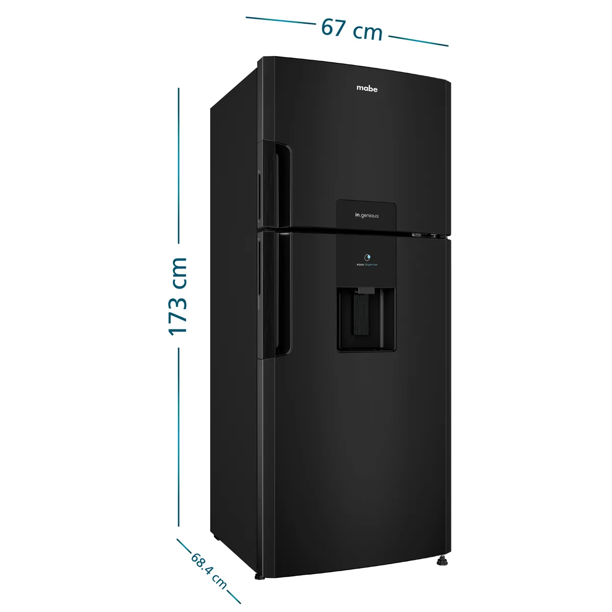 Mabe Nevera No Frost 415 L Brutos Grafito - Imagen 4