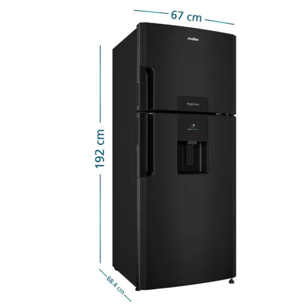 Mabe Nevera No Frost 470 L Brutos Grafito - Imagen 4
